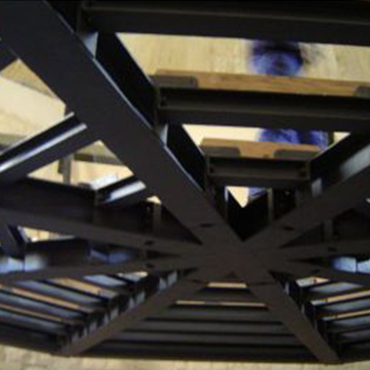 Plafond structure acier